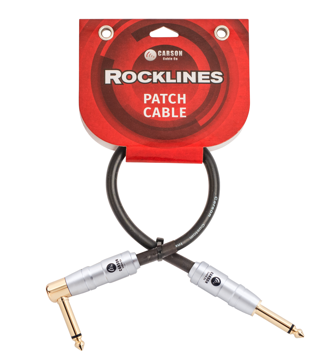 Carson | RAP1SL | 1 ft Patch Cable | Black Carson | RAP1SL | 1 ft Patch Cable | Black